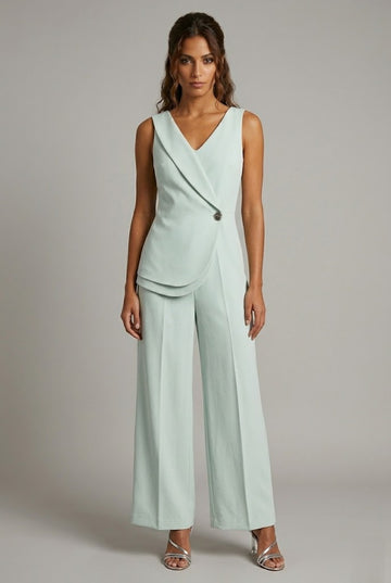 Mint JUMPSUIT MIT ASYMMETRISCHEM PANEL - MONICA