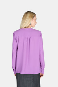 Blusa raso scollo V