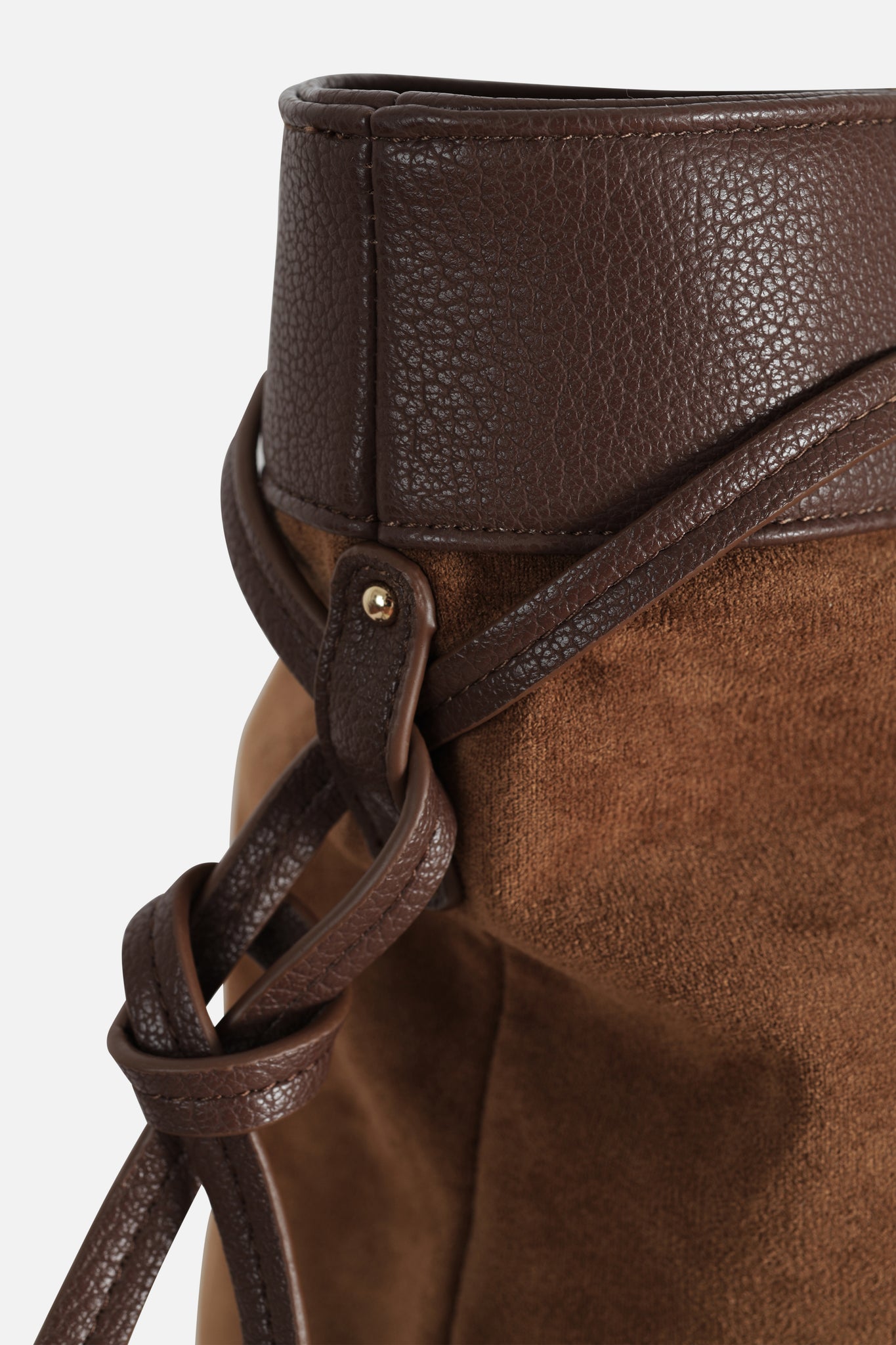 Borsa manici tondi pelle