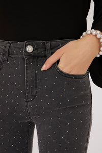 Jeans Audrey basico push up con strass