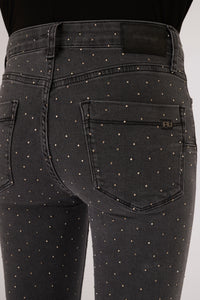 Jeans Audrey basico push up con strass
