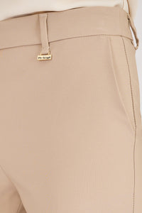 Pantalone a zampa  dettagli color oro