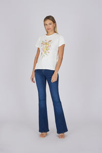T-Shirt stampa amour flowers