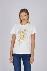 T-Shirt stampa amour flowers