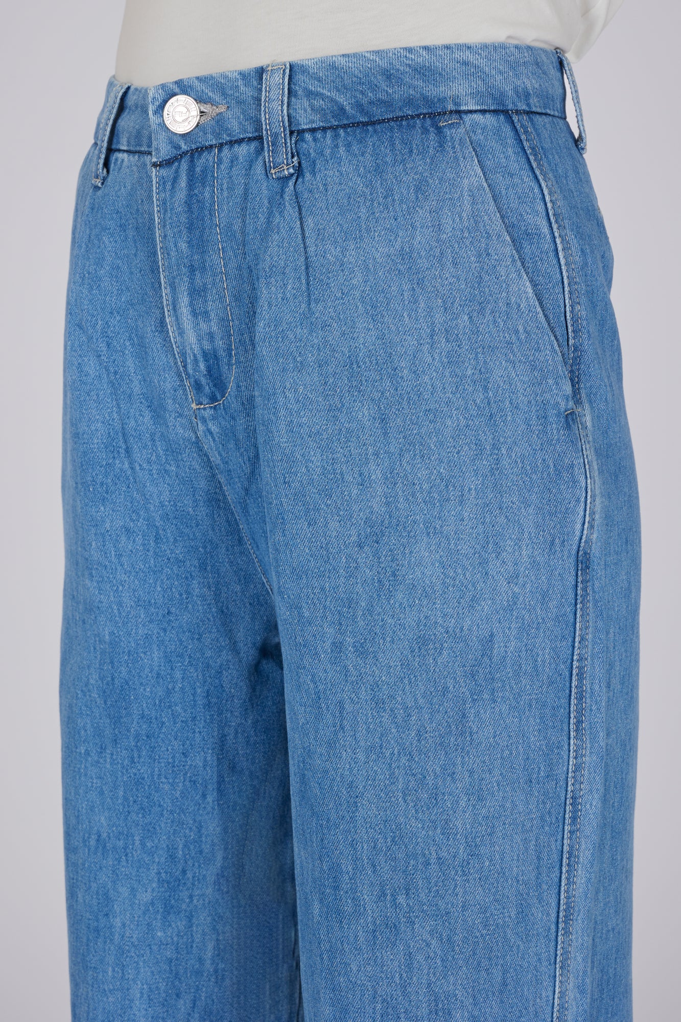 Jeans chino a palazzo