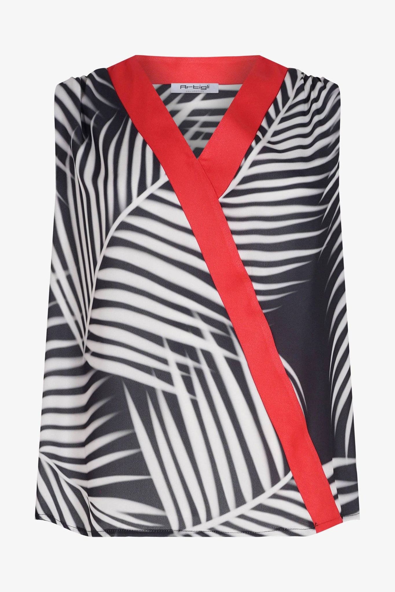 Blusa fantasia incrociata