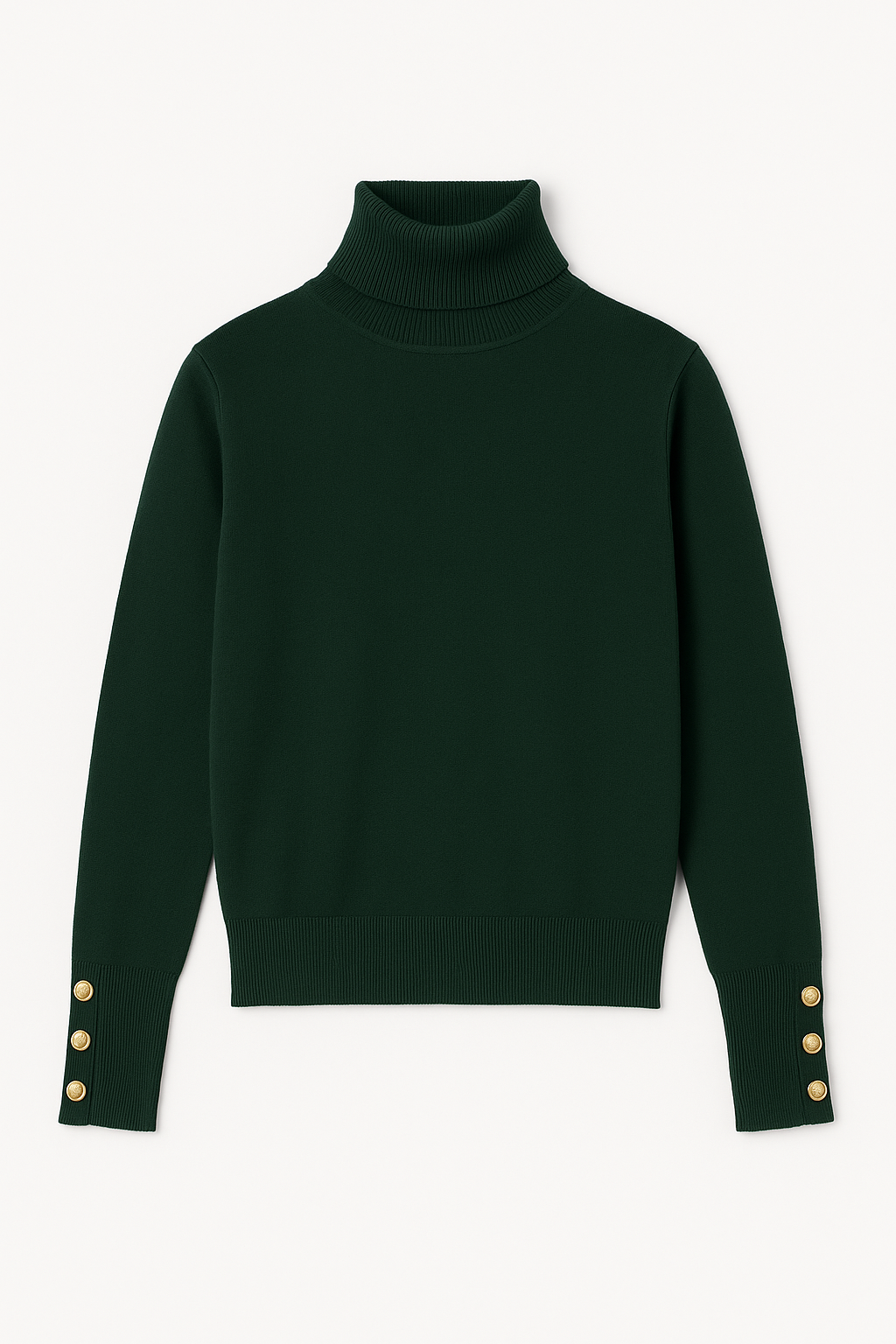 MAGLIA DOLCEVITA CON BOTTONI ORO