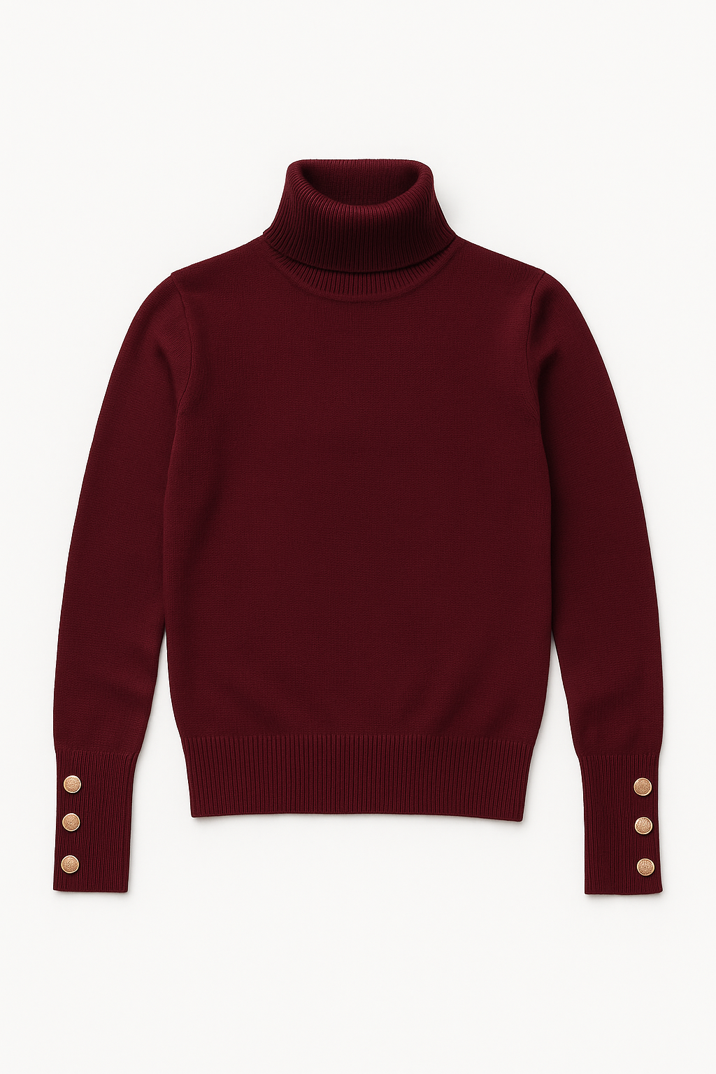 MAGLIA DOLCEVITA CON BOTTONI ORO