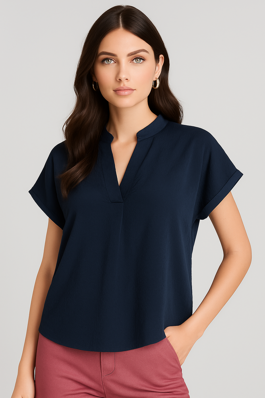 BLUSA COLLO COREANA