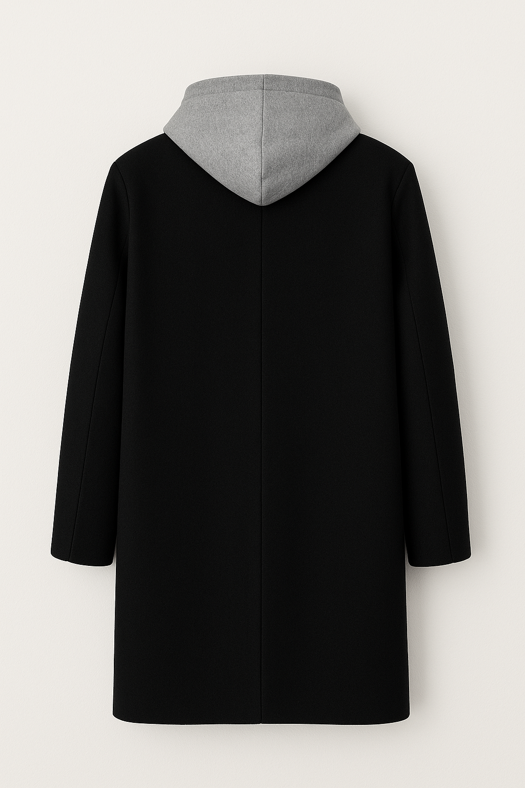 CAPPOTTO DOPPIO TESSUTO CAPPUCCIO
