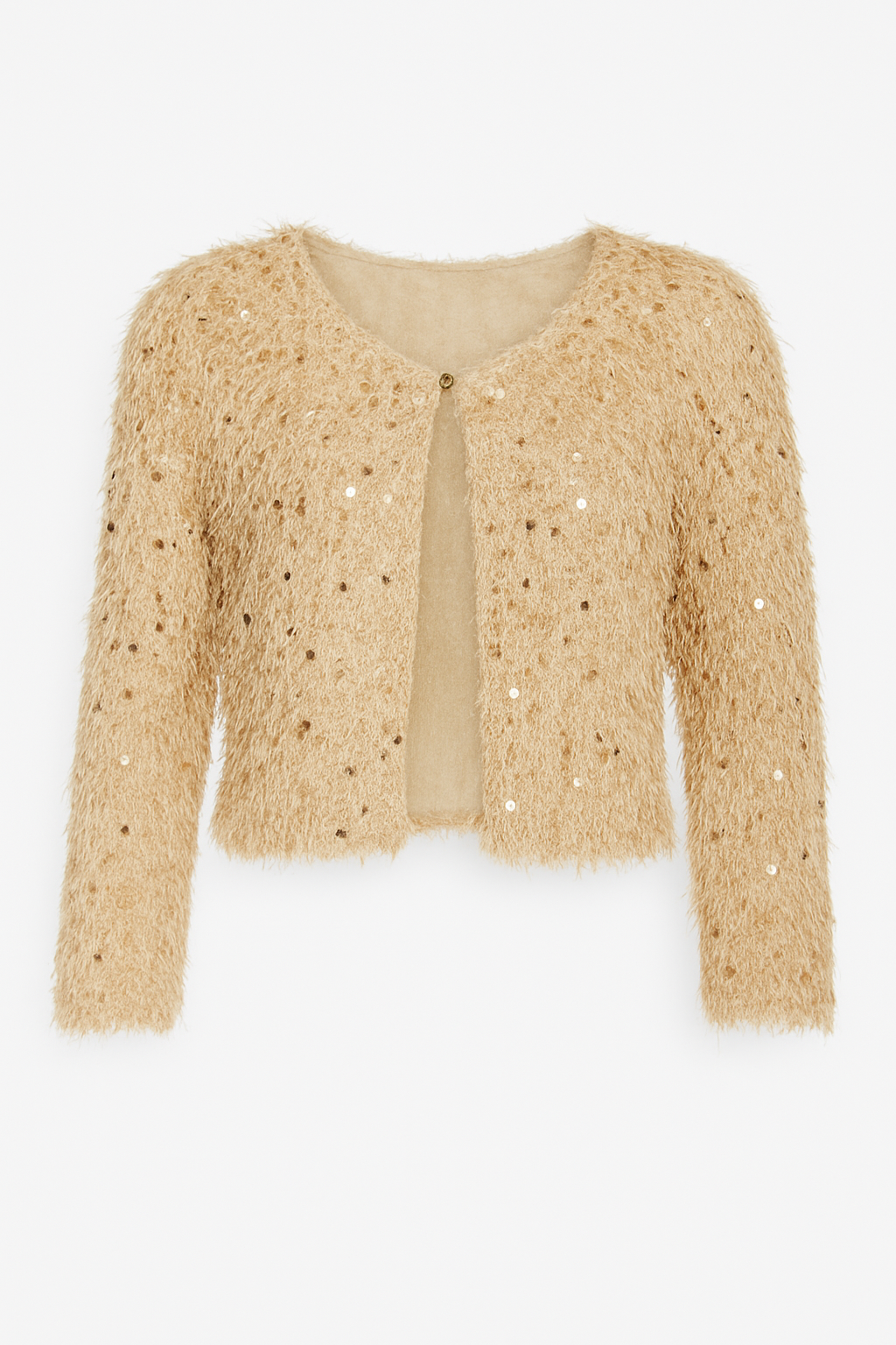 CARDIGAN PELO E PAILLETTES