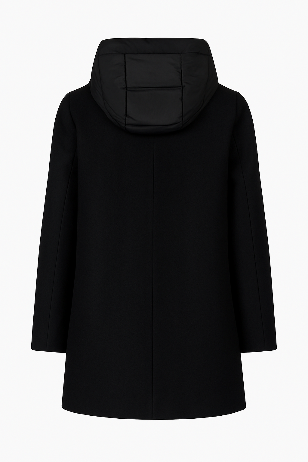 CAPPOTTO MIDI CON GILET TRAPUNTATO