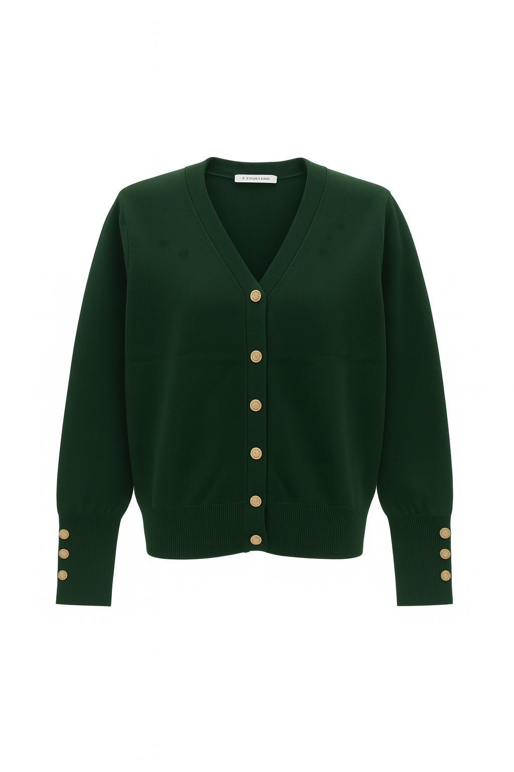 CARDIGAN SCOLLO V CON BOTTONI