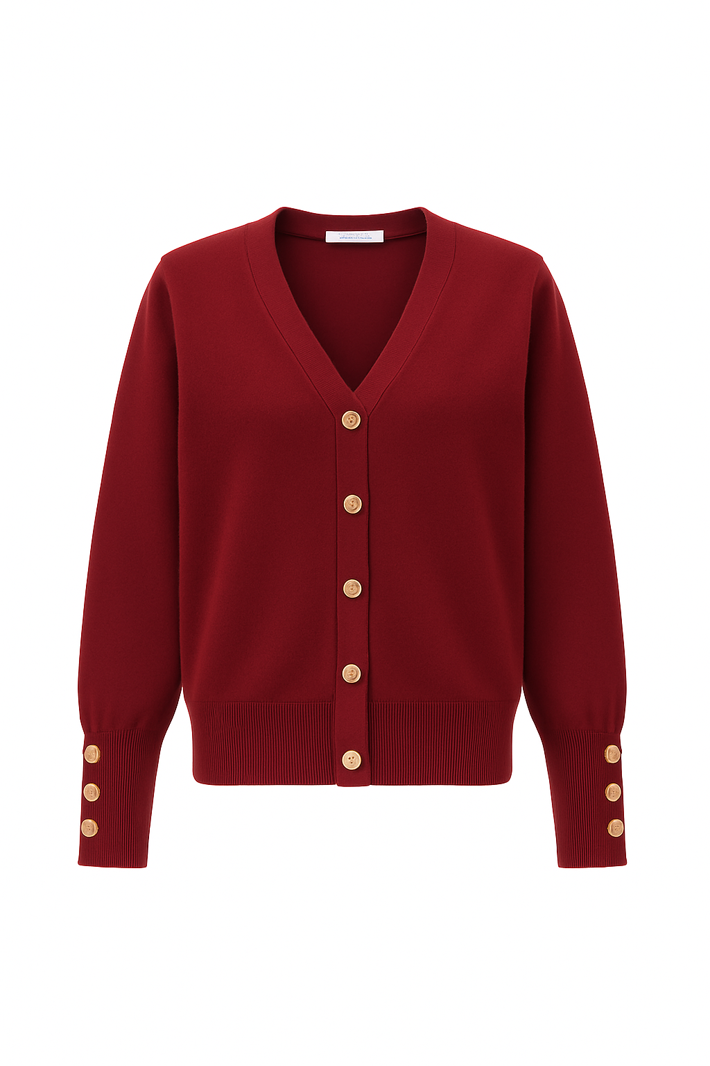 CARDIGAN SCOLLO V CON BOTTONI