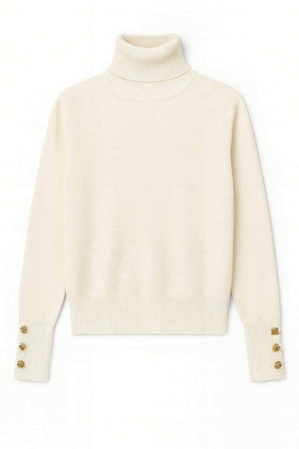 MAGLIA DOLCEVITA CON BOTTONI ORO