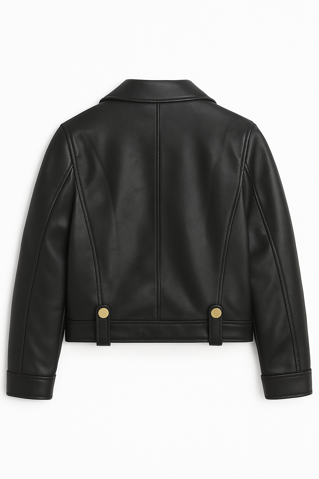 GIUBBINO ECOPELLE CON CINTURA