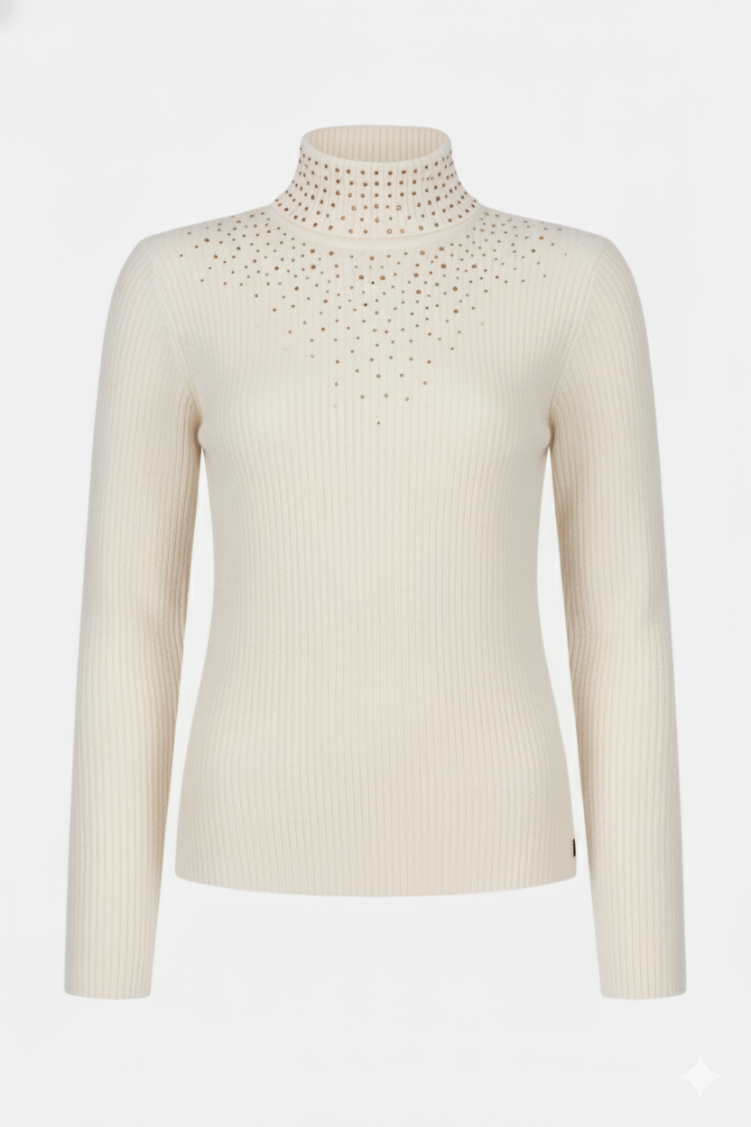 MAGLIA CON APPLICAZIONI STRASS