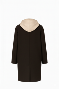 CAPPOTTO DOPPIO TESSUTO CAPPUCCIO
