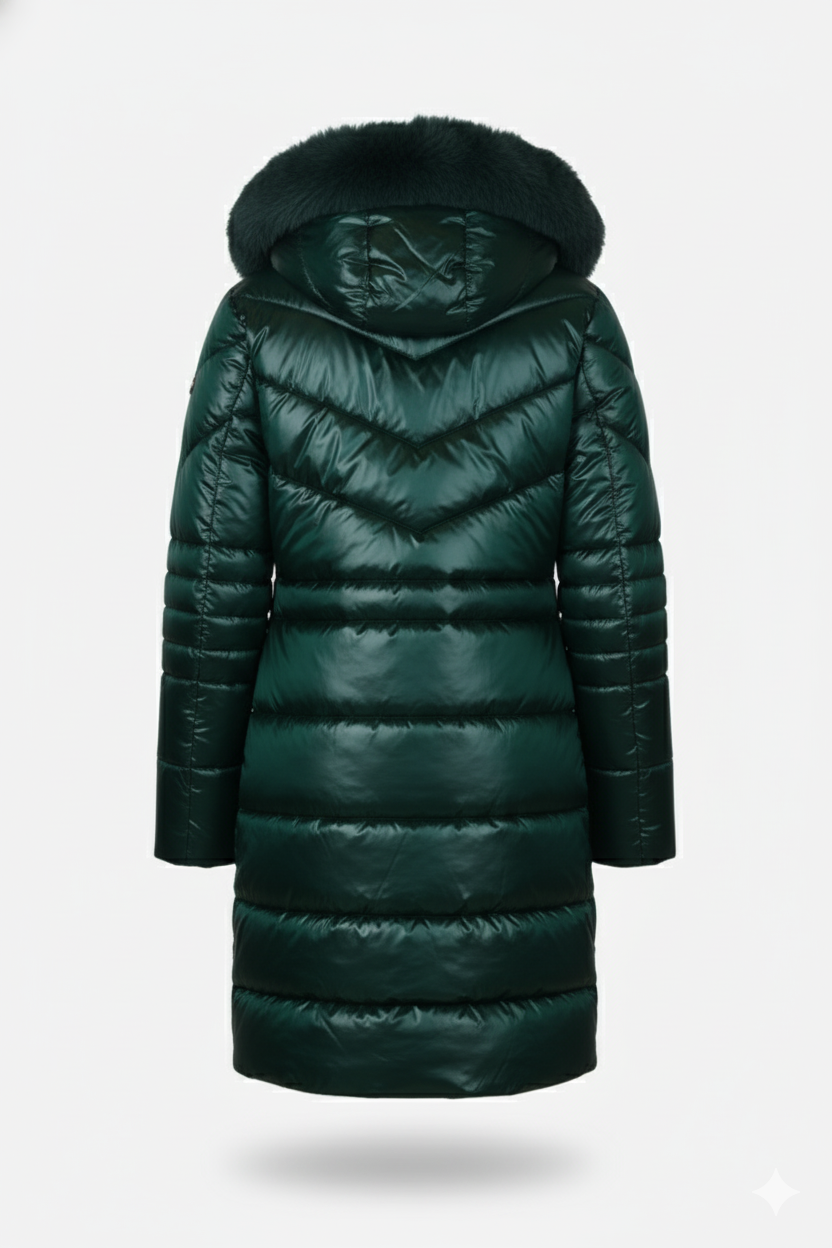 PIUMINO LUNGO CON CAPPUCCIO