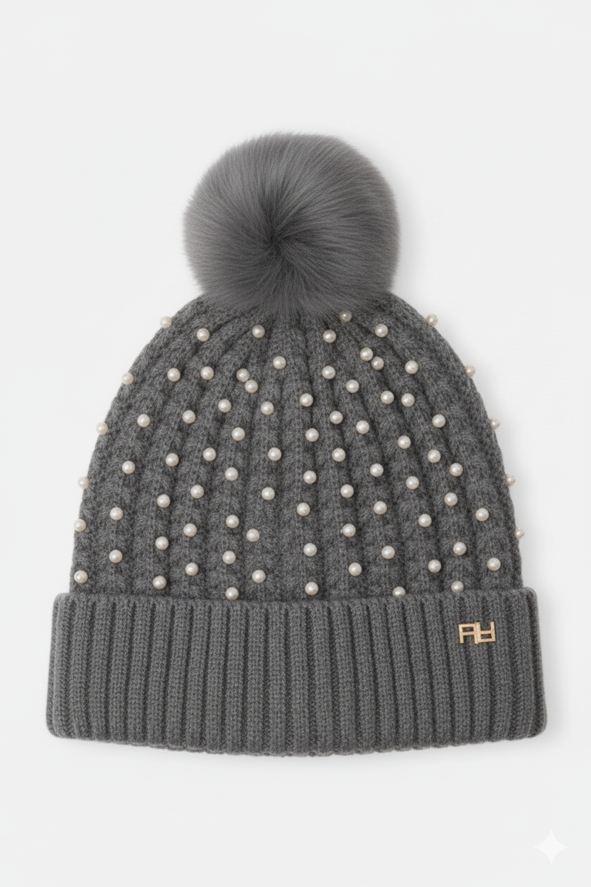 CAPPELLO APPLICAZIONE PERLINE