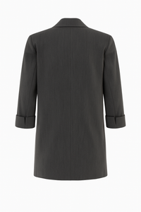 BLAZER SCIANCRATO CON MANICHE 3/4 E REVERS CLASSICO, TASCHE A PATTA - GENY