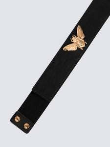 Cintura elastica con fibbia scarabeo