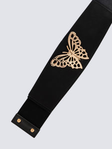 Cintura elastica con fibbia a farfalla