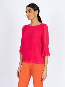 Blusa maniche a tre quarti