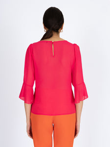 Blusa maniche a tre quarti