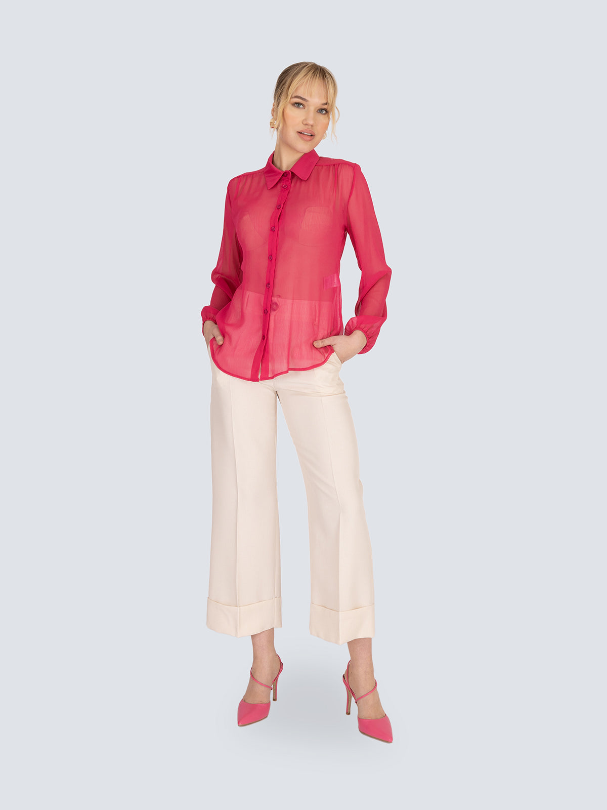 Camicia con polisi elastici